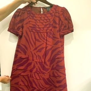 MARC JACOBS Zebra Print A-Line Dress